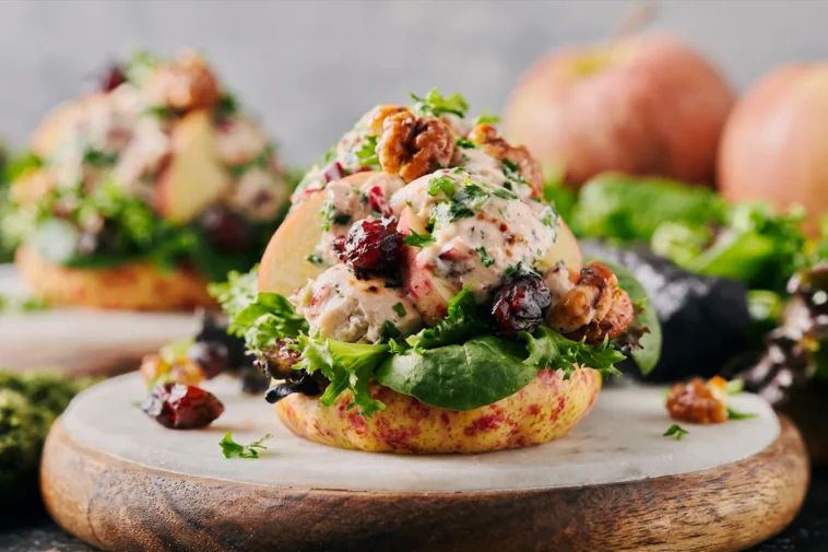 Chicken Salad with Apples – A Healthy & Colorful Dish