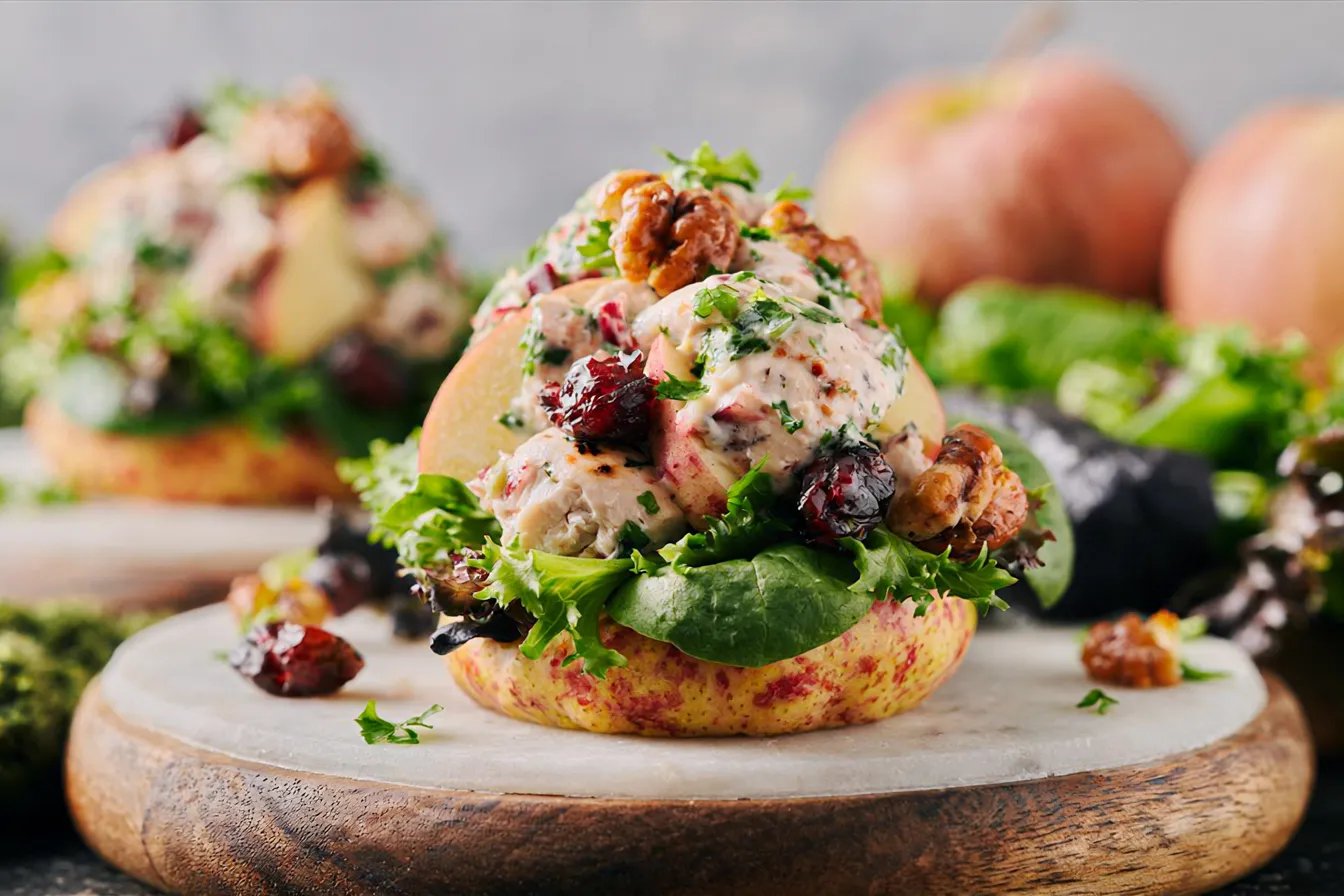 Chicken Salad with Apples – A Healthy & Colorful Dish