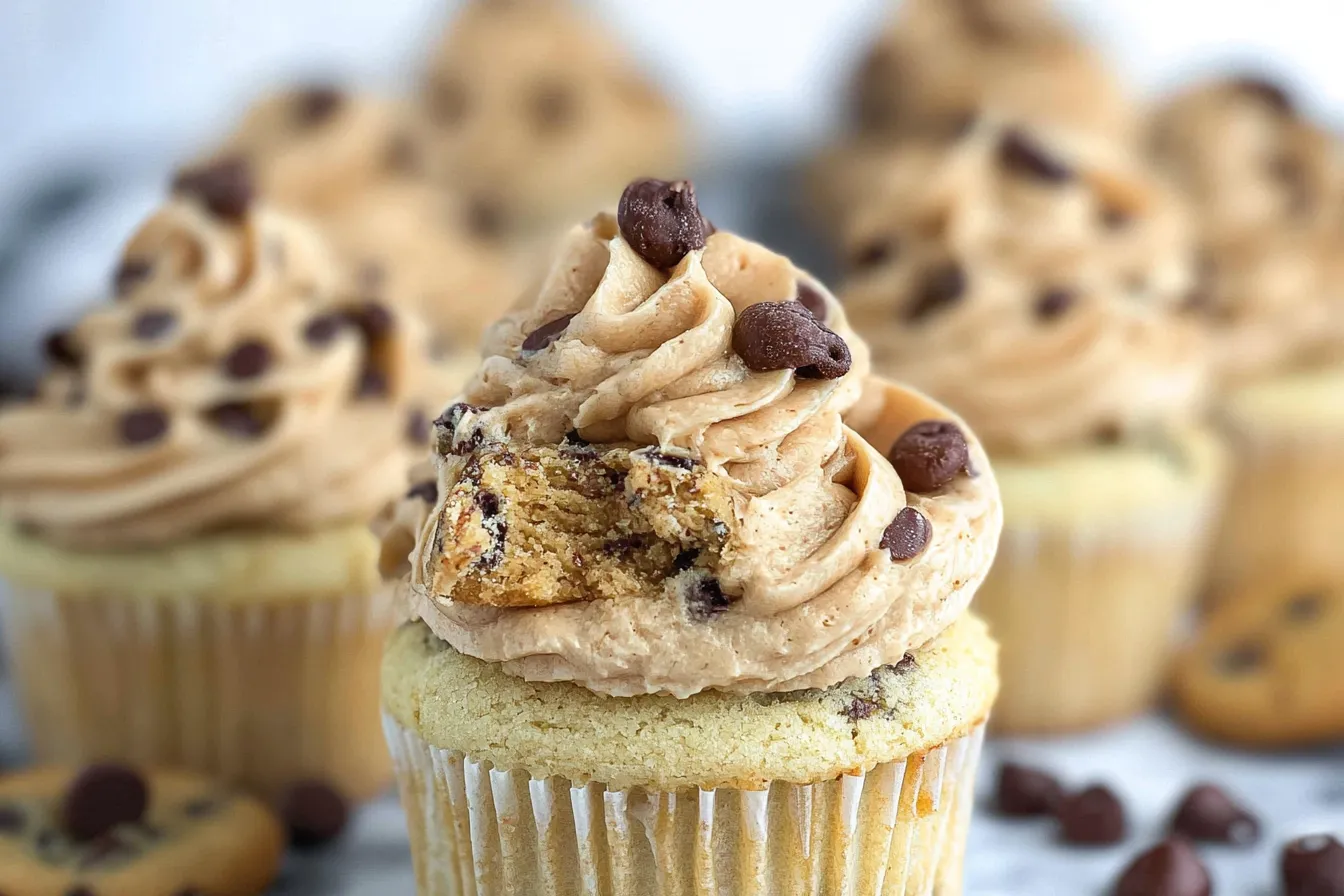 Chocolate Chip Cookie Cupcakes: Irresistibly Delicious Treats 4 Chocolate Chip Cookie Cupcakes