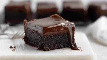 Delicious Chocolate Ganache Brownies