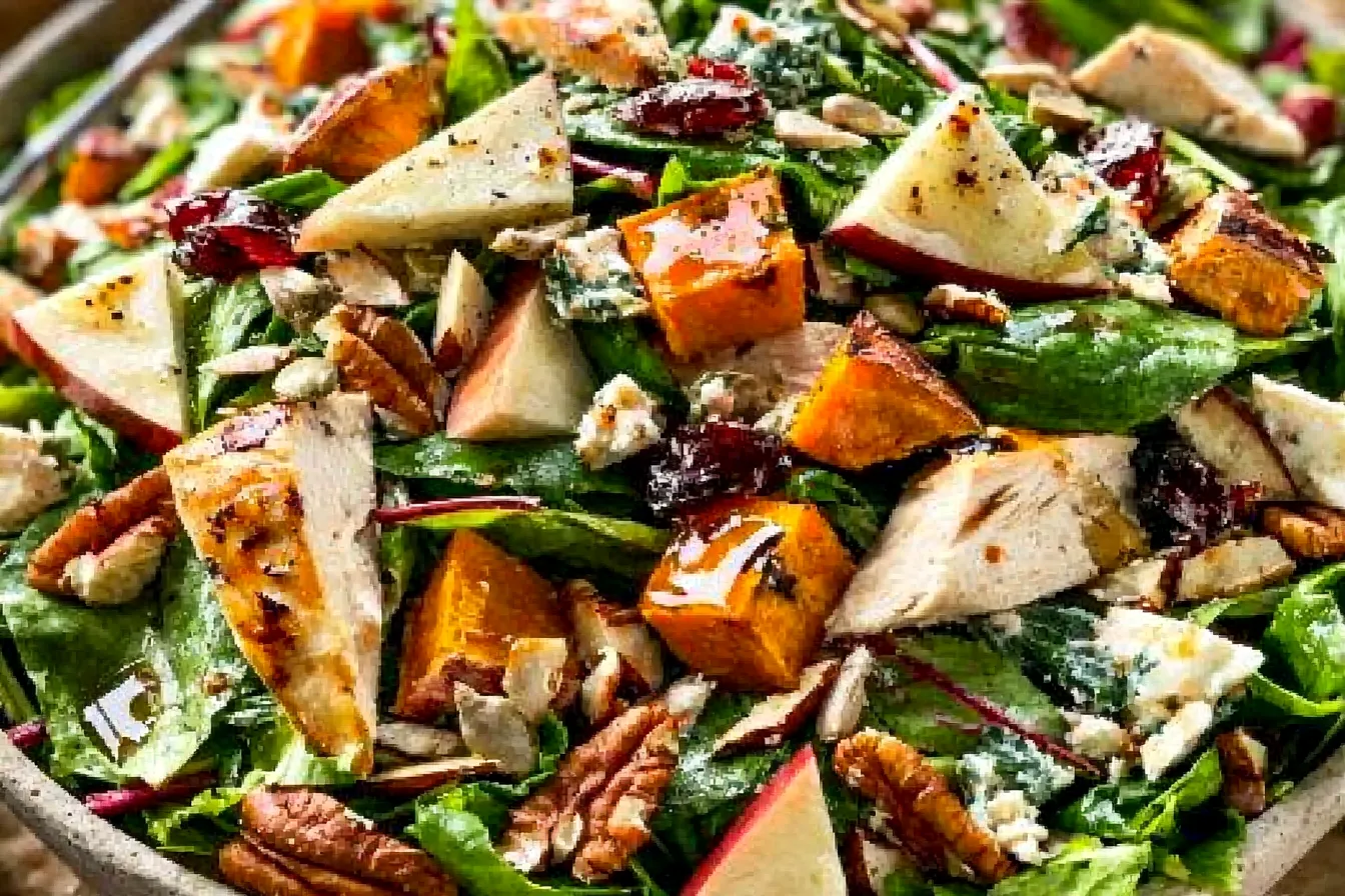 Chopped Fall Harvest Salad with Chicken: A Delicious Delight 4 Chopped Fall Harvest Salad with Chicken
