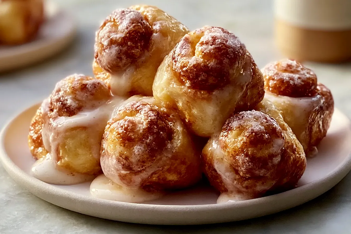 Cinnamon Roll Bites: The Sweetest Treat You’ll Love! 3 Delicious Cinnamon Roll Bites Freshly Baked
