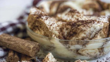 Cinnamon Swirl Protein Cake Freshly Baked