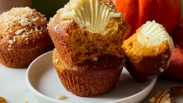 Delicious Copycat Starbucks Pumpkin Cream Cheese Muffins
