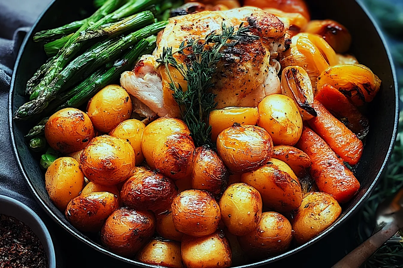 Cozy Autumn Chicken Dinner Table
