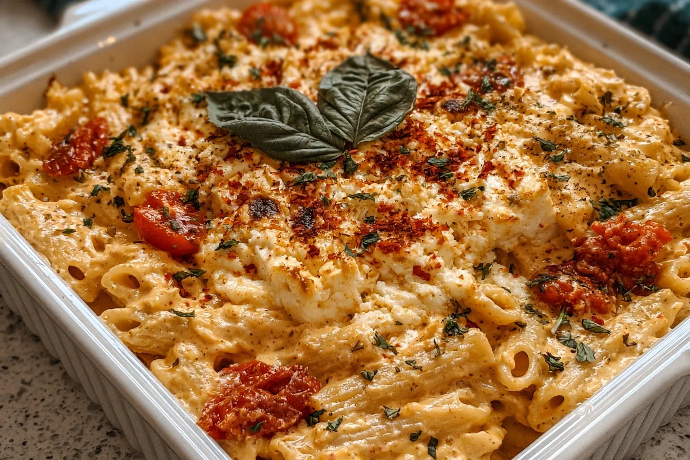 Creamy Baked Feta Pasta: A Delightful Dinner Experience 4 Creamy Baked Feta Pasta