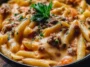 Creamy Beef Pasta in a Bowl - Easy and Quick Recipe