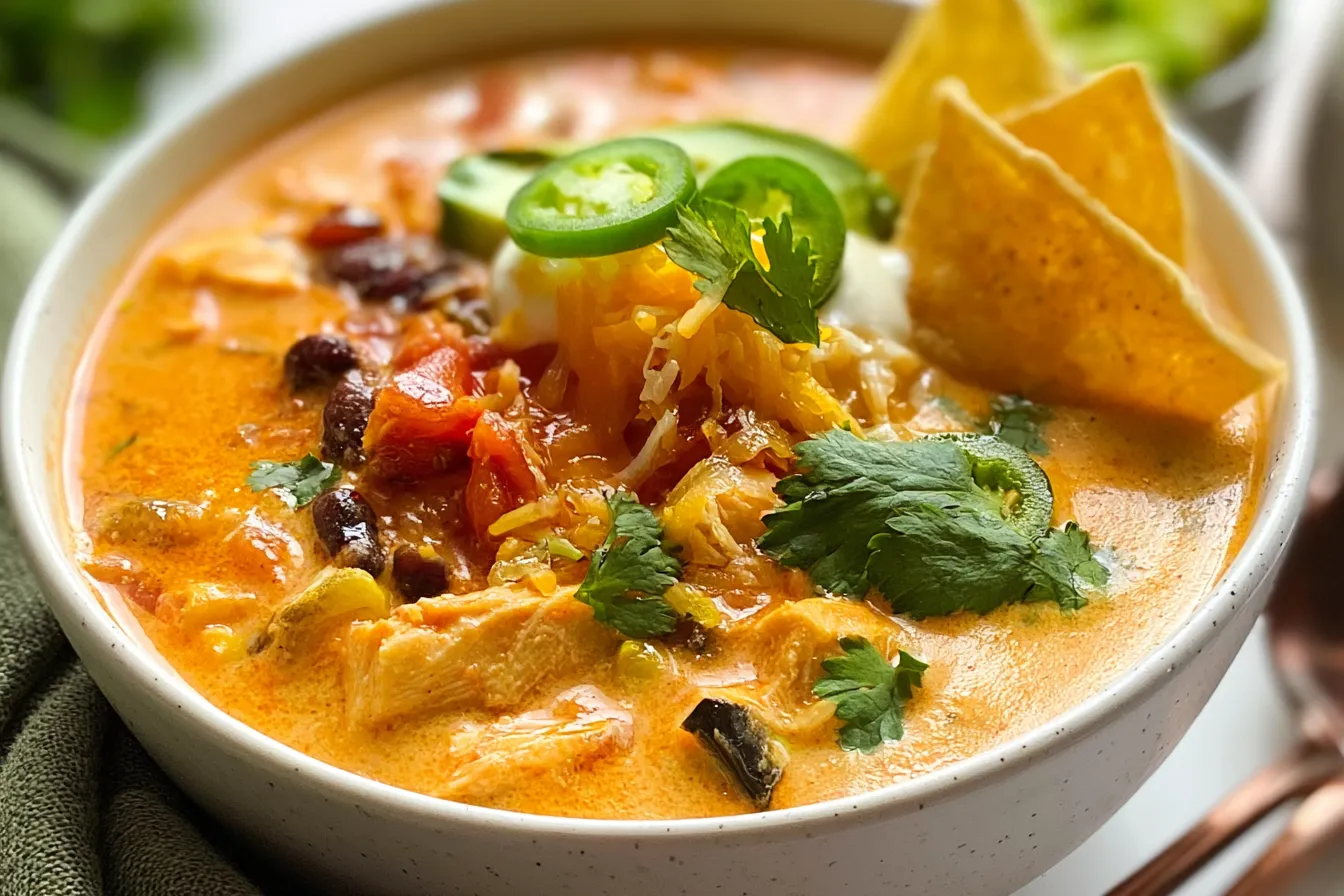 Creamy Chicken Tortilla Soup: Comfort in Every Bowl 4 Creamy Chicken Tortilla Soup