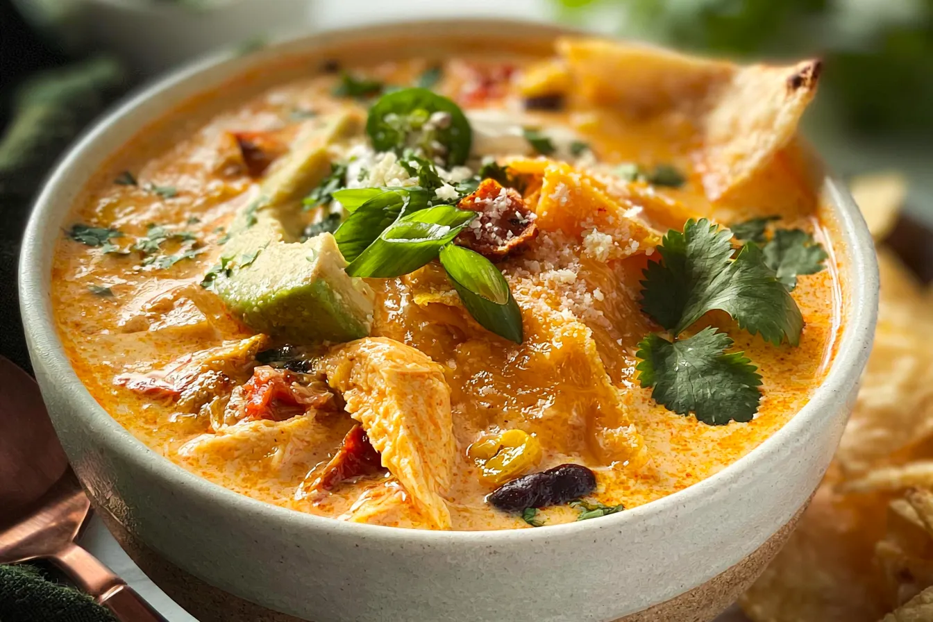 Creamy Chicken Tortilla Soup: A Cozy Delight for Dinner 4 Creamy Chicken Tortilla Soup