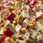Creamy Cinnamon Apple and Walnut Fruit Salad Delight 5 Delicious Creamy Cinnamon Apple and Walnut Fruit Salad