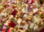 Delicious Creamy Cinnamon Apple and Walnut Fruit Salad