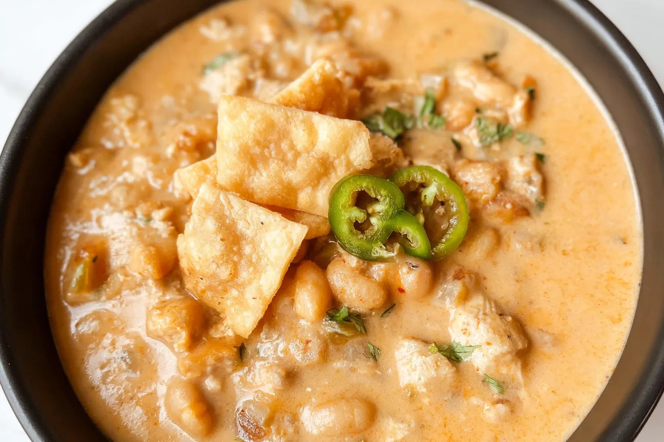 Creamy White Turkey Chili 