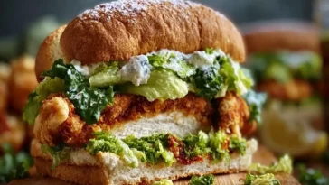 Crispy Chicken Caesar Sandwich Ready to Eat