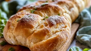 Freshly Baked Crusty Italian Bread Loaf