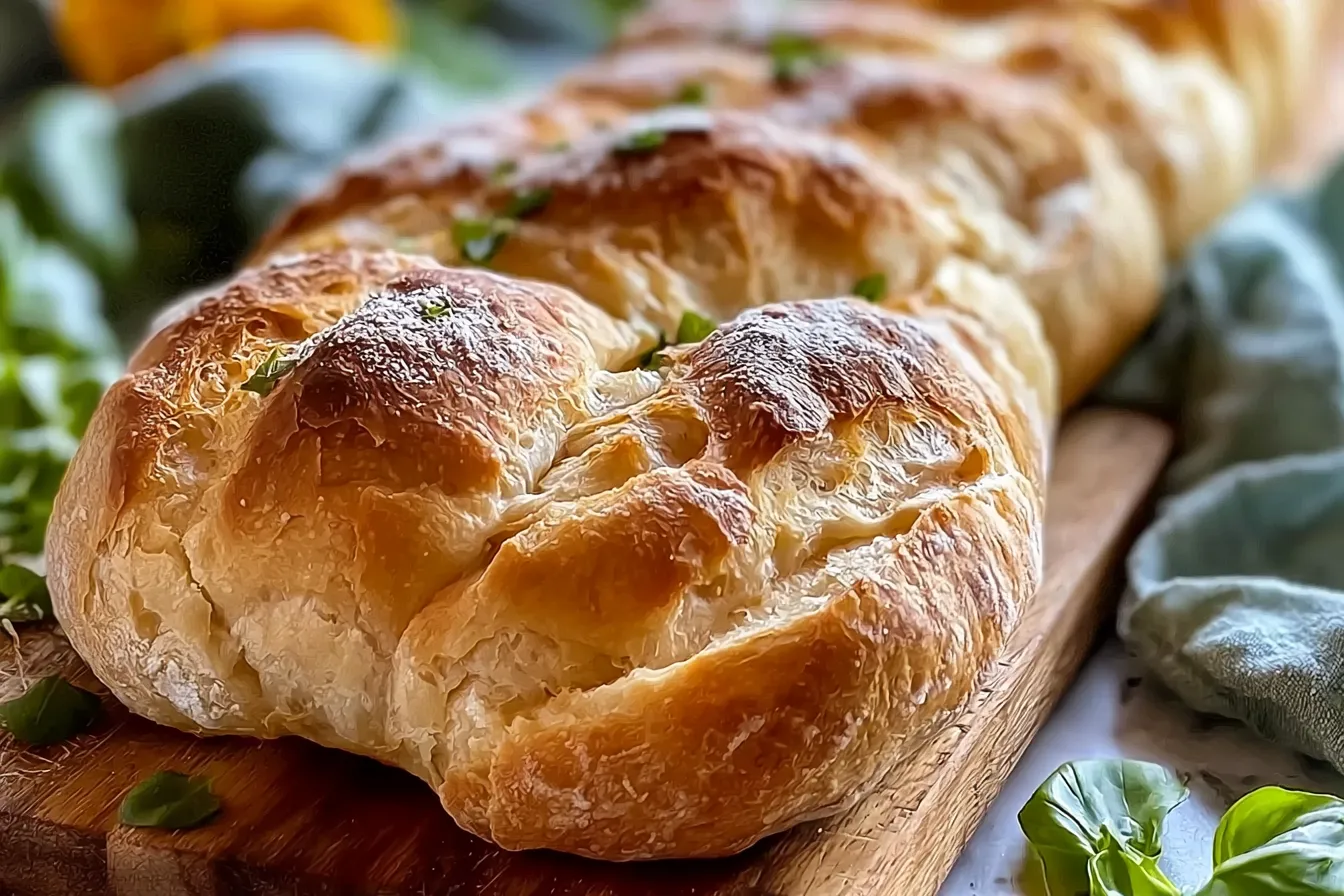 Freshly Baked Crusty Italian Bread Loaf