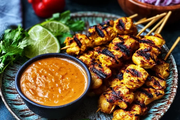 Delicious Chicken Satay with Easy Thai Peanut Sauce Dinner 3 Delicious Chicken Satay with Thai Peanut Sauce