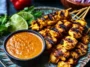 Delicious Chicken Satay with Thai Peanut Sauce