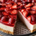Diabetic No-Bake Sugar Free Strawberry Cheesecake Delight 14 Diabetic No-Bake Sugar Free Strawberry Cheesecake Slice