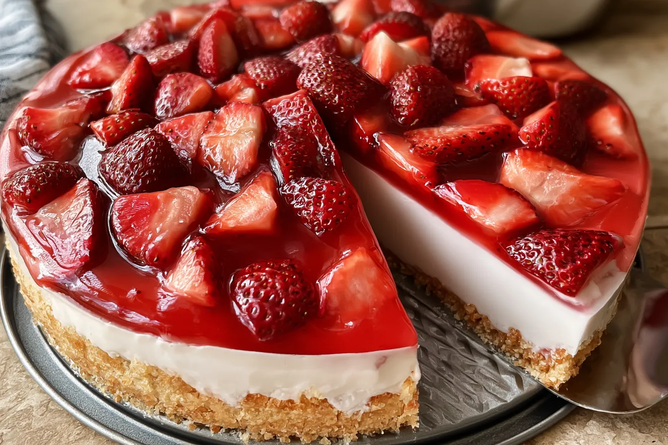 Diabetic No-Bake Sugar Free Strawberry Cheesecake Delight 4 Diabetic No-Bake Sugar Free Strawberry Cheesecake