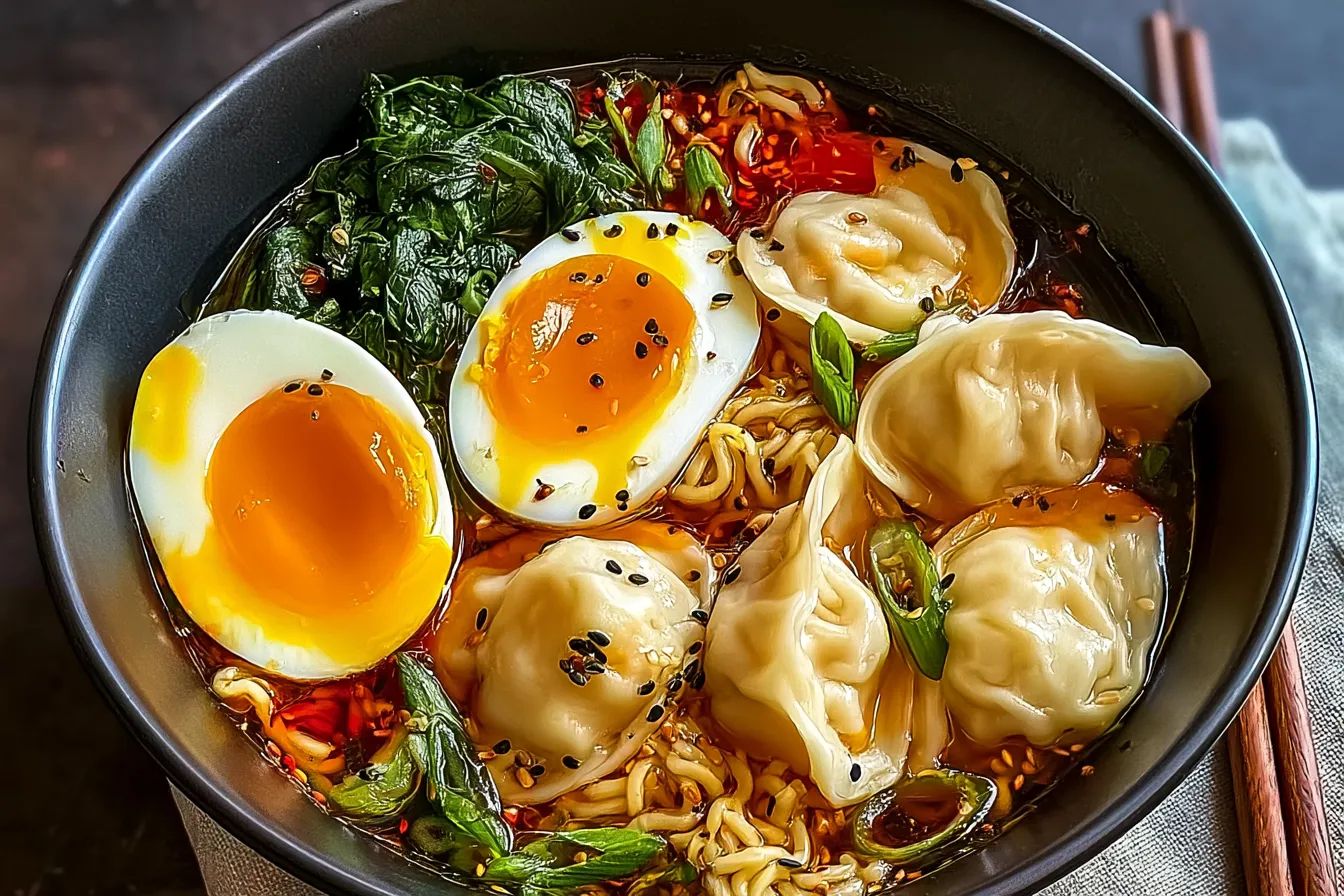 Dumpling Ramen Bowl Deliciousness in Every Bite