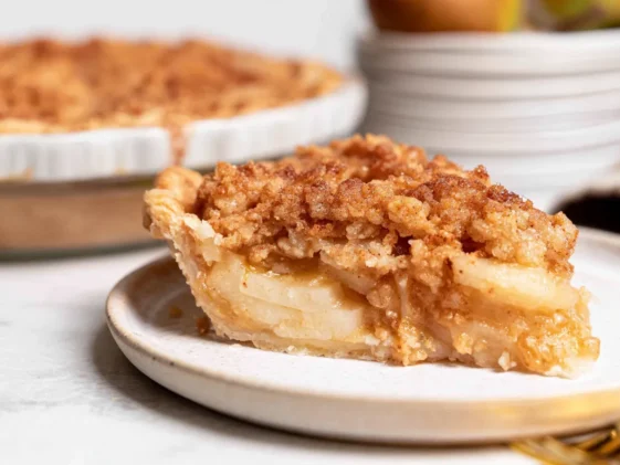Dutch Pear Pie Freshly Baked