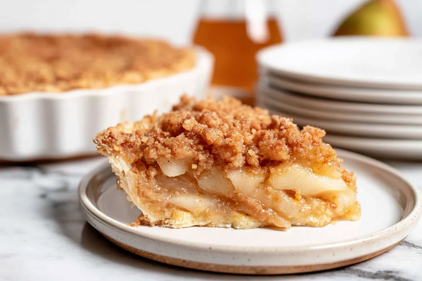 Dutch Pear Pie 