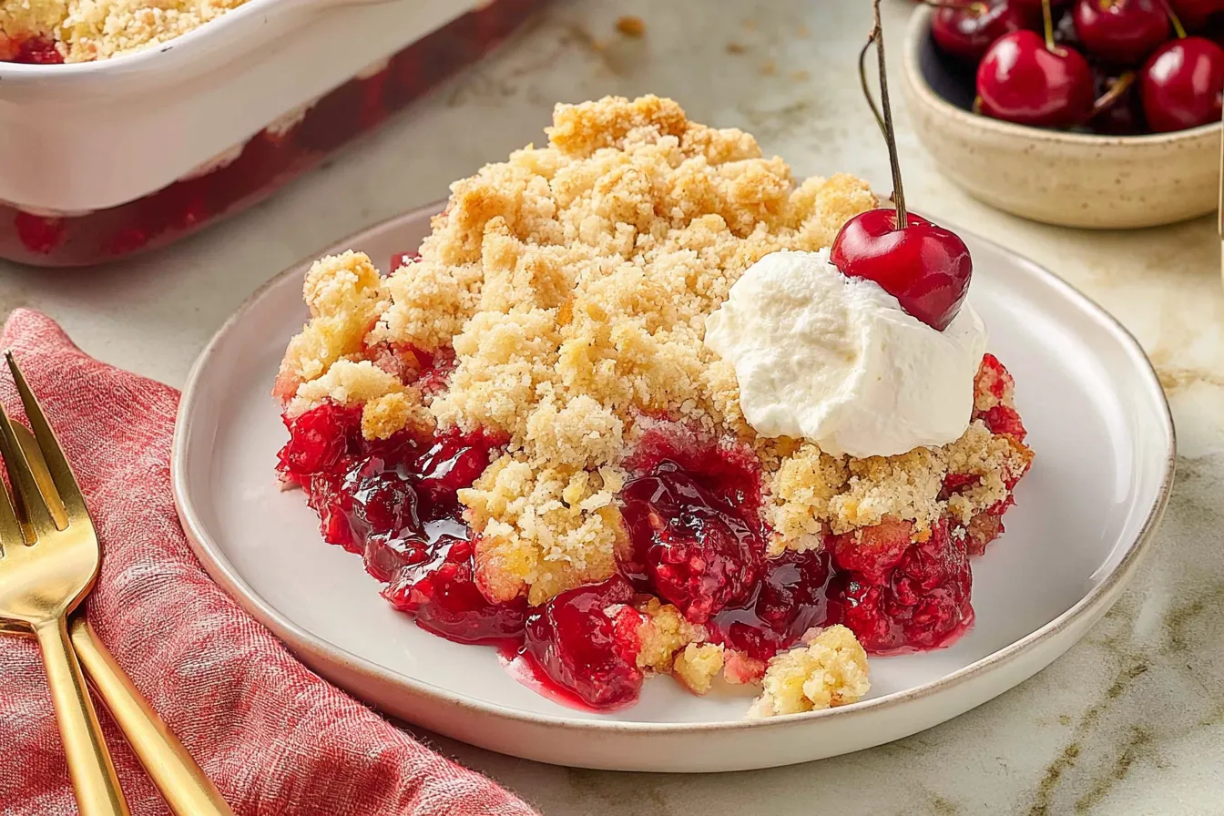 Easy Cherry Dump Cake Recipe with 3 Ingredients - Sweet Delight! 4 Easy Cherry Dump Cake Recipe with 3 Ingredients