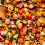Easy Chicken Apple Sausage Stir Fry: Quick & Delicious Recipe 5 Easy Chicken Apple Sausage Stir Fry on a Plate