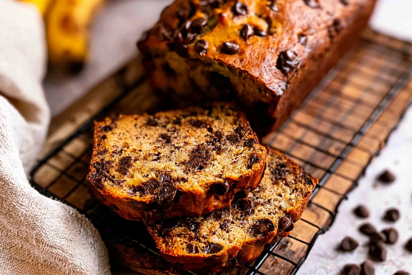 Easy Chocolate Chip Banana Bread that's Irresistibly Delicious 4 Easy Chocolate Chip Banana Bread