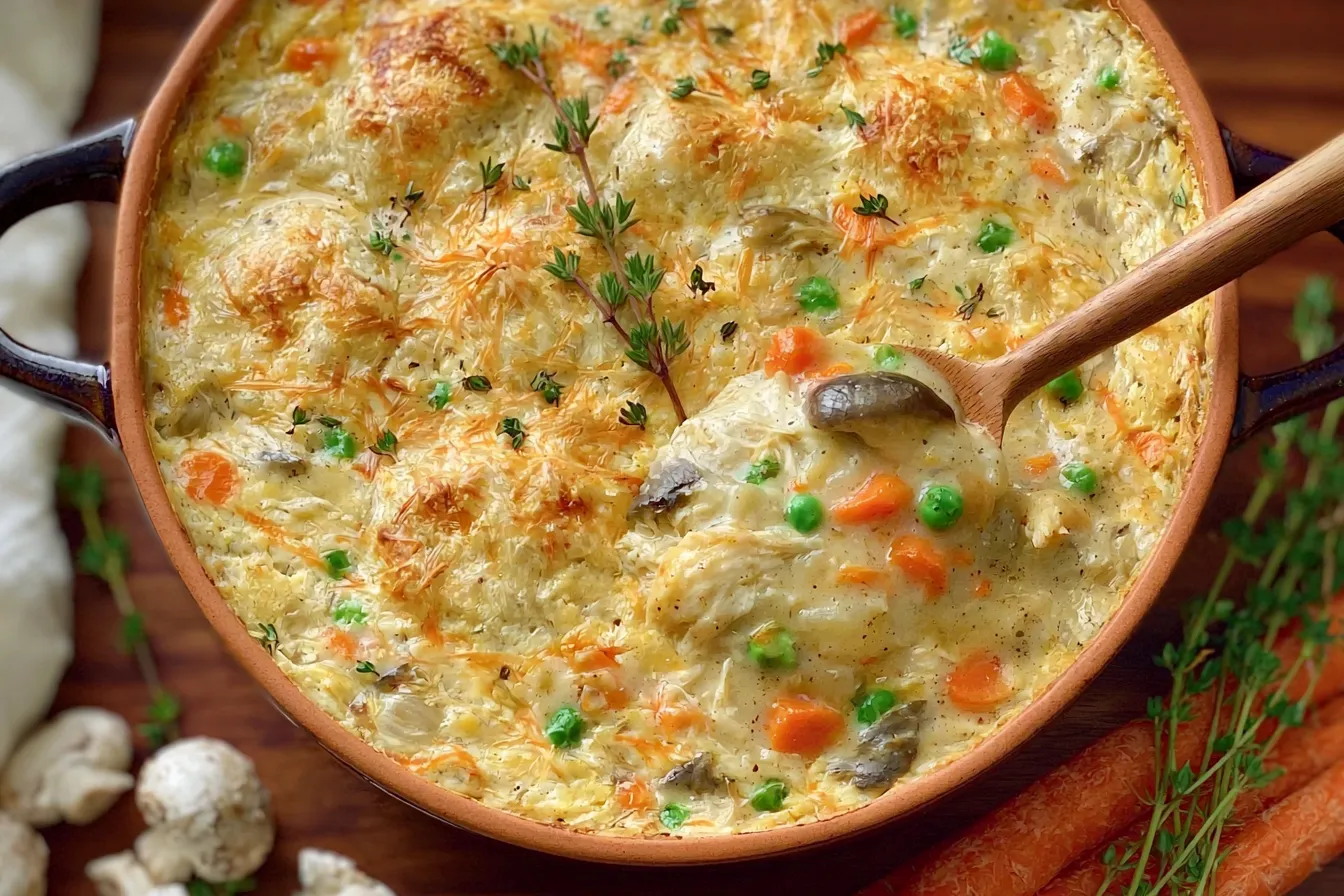Easy High Protein Crustless Chicken Pot Pie – Delightfully Healthy! 4 Easy High Protein Crustless Chicken Pot Pie