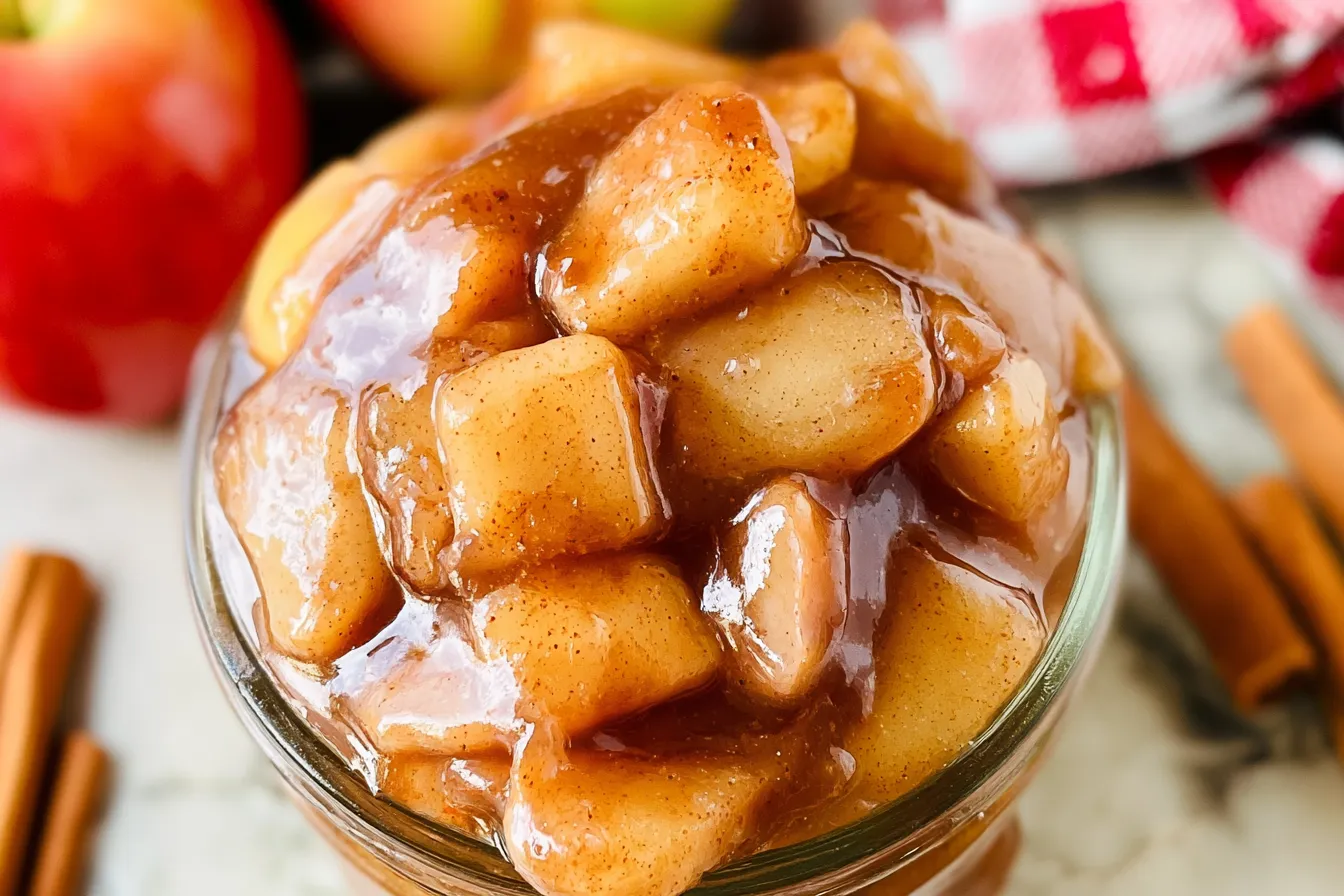 Freshly Made Easy Homemade Apple Pie Filling