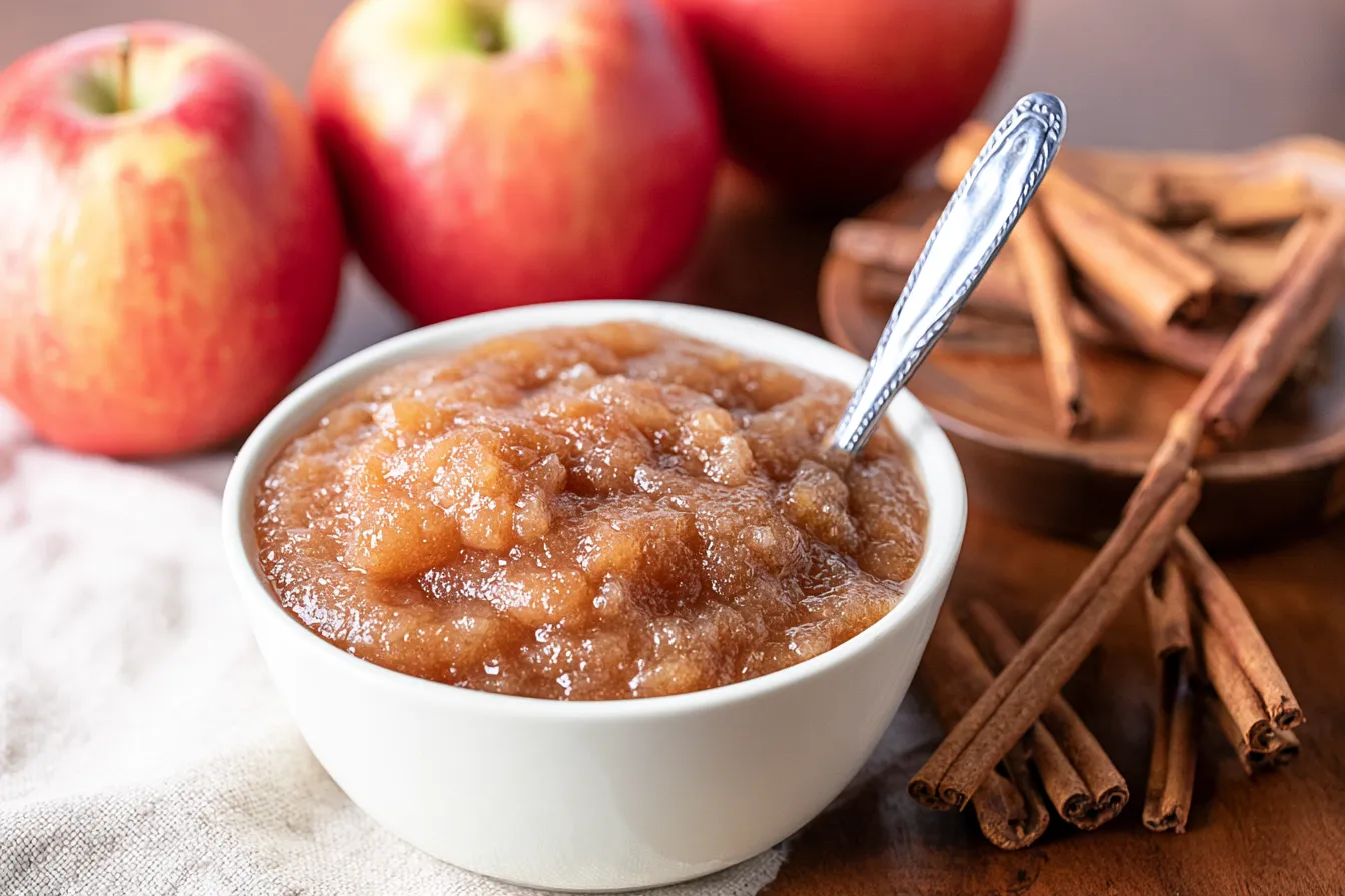 Delicious Easy Homemade Applesauce in a Jar