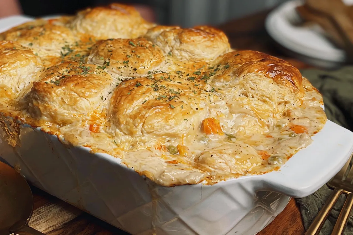 Delicious Easy Homemade Chicken Pot Pie Casserole
