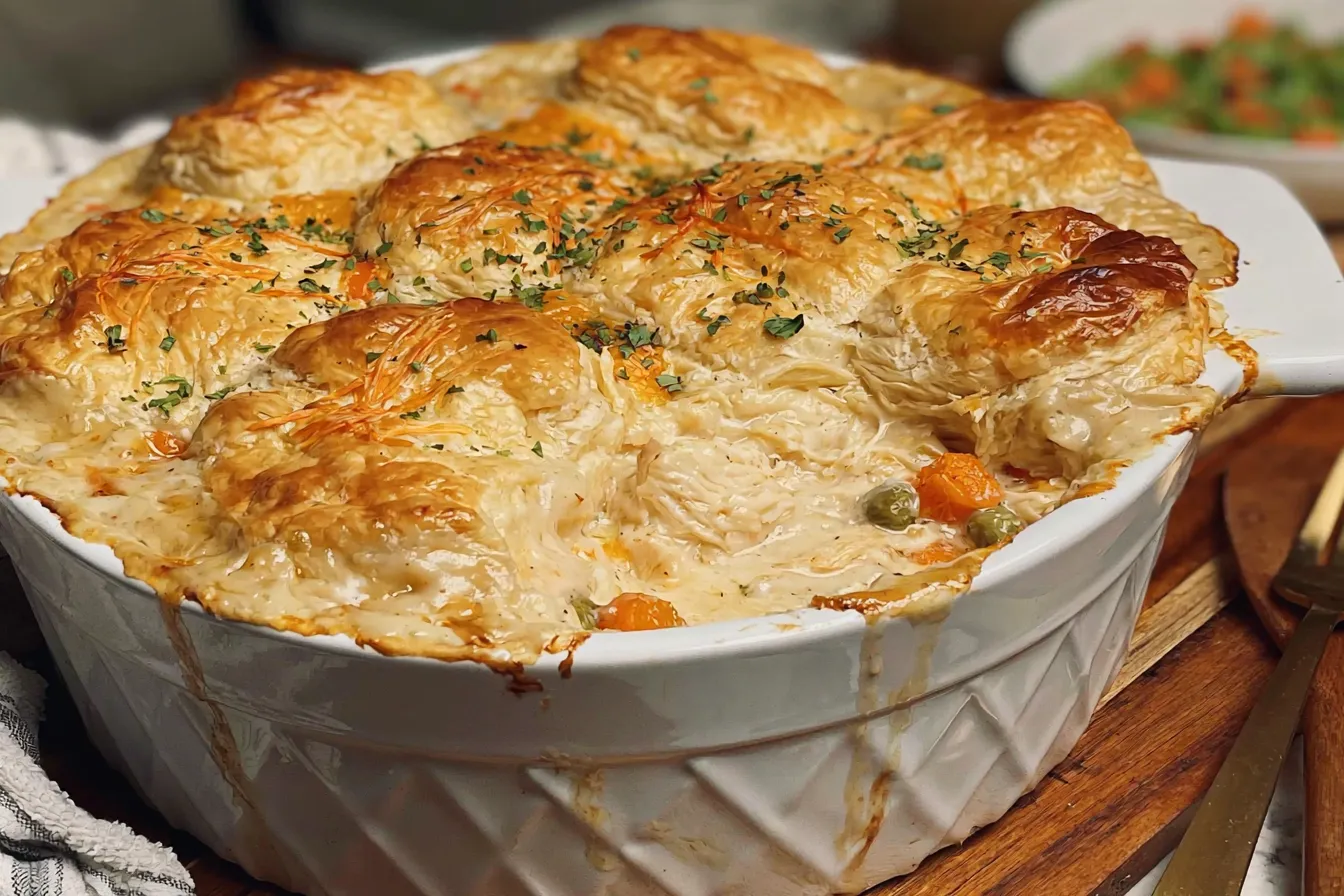 Easy Homemade Chicken Pot Pie Casserole Recipe That Rocks! 4 Easy Homemade Chicken Pot Pie Casserole Recipe