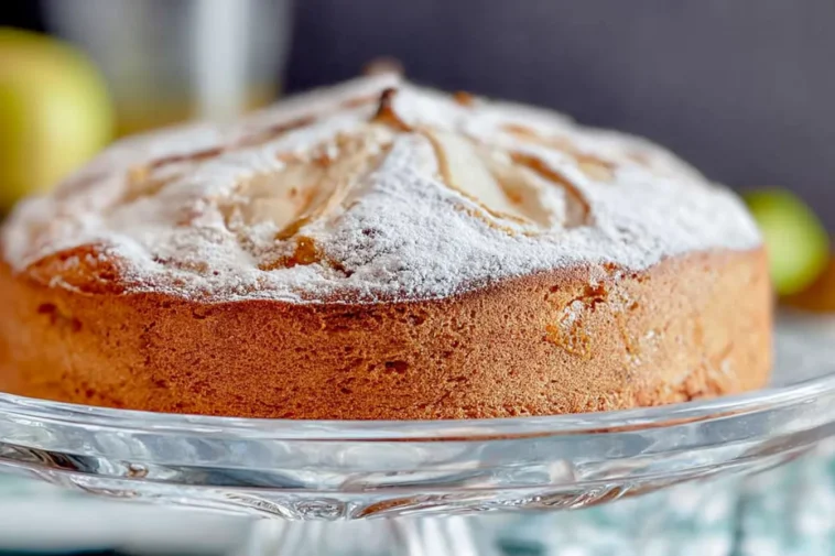 Delicious Slice of Easy Italian Pear Cake