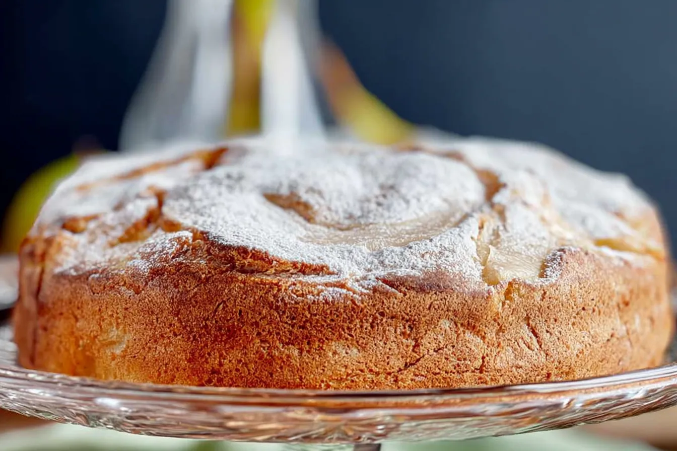 Easy Italian Pear Cake 