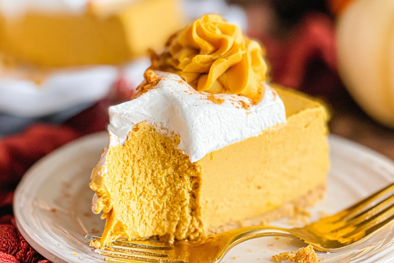Easy No Bake Pumpkin Cheesecake - Festive and Delicious