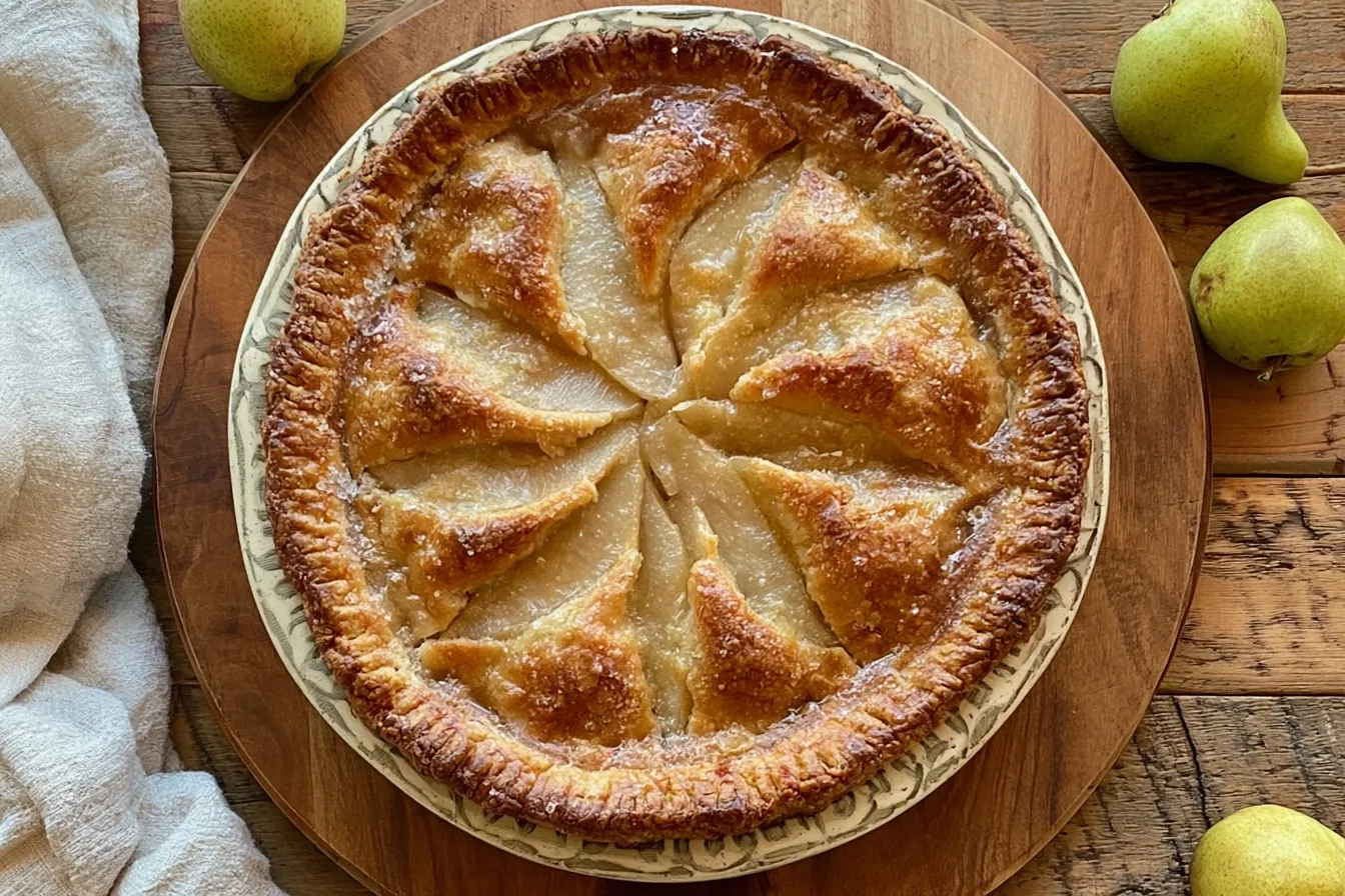 Easy Pear Pie 
