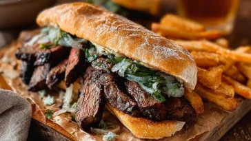 Delicious Easy Steak Sandwich with Flavorful Twist