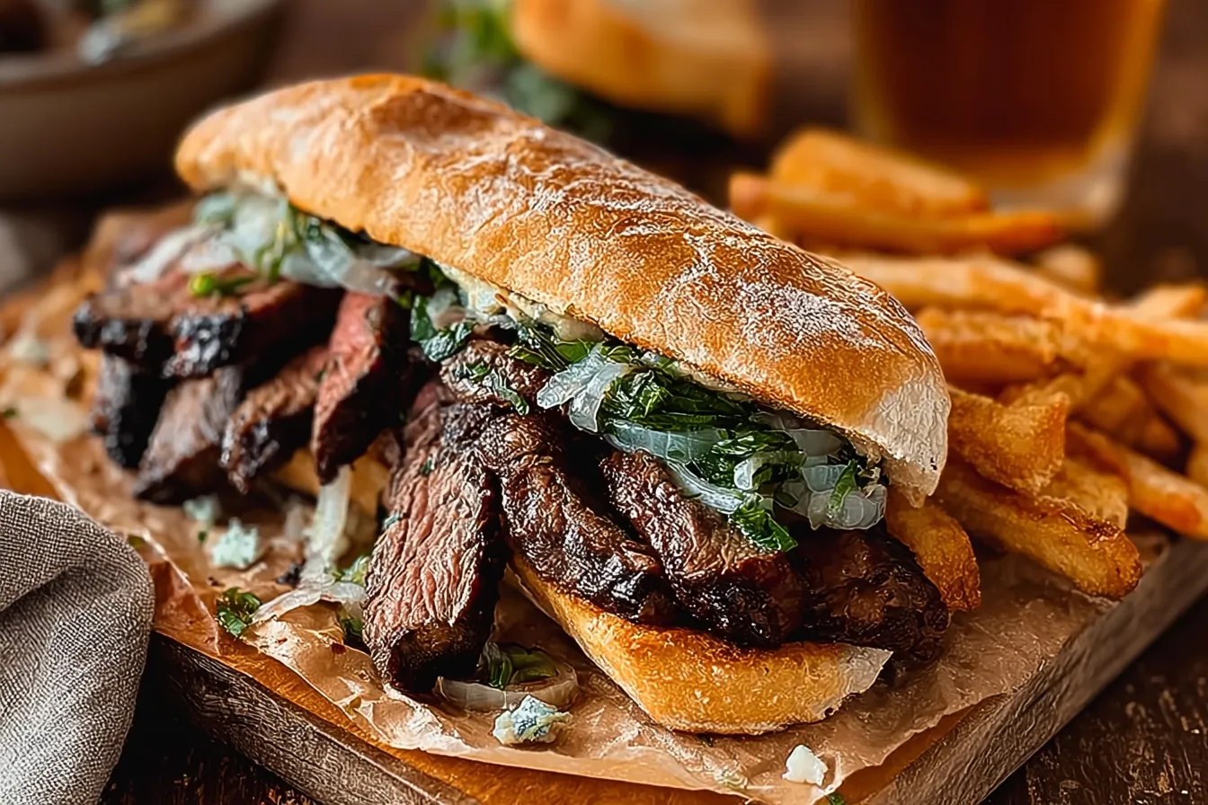 Delicious Easy Steak Sandwich with Flavorful Twist