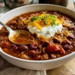 Delicious Easy Texas Chili in a Bowl