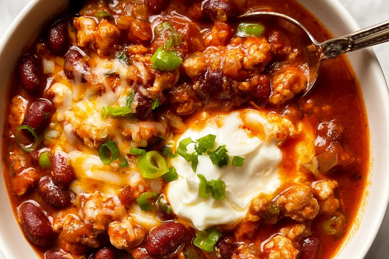 Easy Turkey Chili 