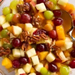 Vibrant Fall Fruit Salad Ready to Serve