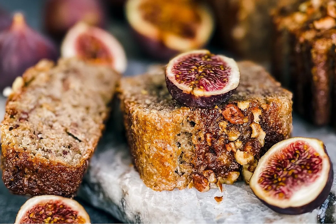 Homemade Fig Bread with Fresh Figs - A Sweet Delight