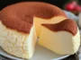 Fluffy Yogurt Cake Slices on a Plate