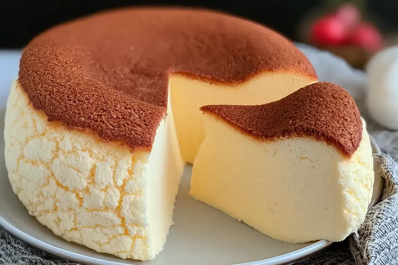 Fluffy Yogurt Cake: An Amazing Ultimate Recipe for 8 Servings 3 Fluffy Yogurt Cake Slices on a Plate