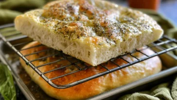 Golden Focaccia Bread Perfect for Sandwiches