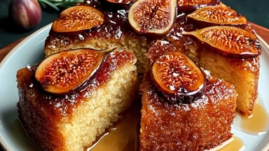 Fresh Fig Upside-Down Cake: A Delicious Homemade Dessert