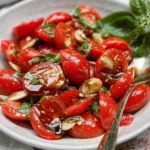 Fresh Marinated Tomatoes with Balsamic Vinaigrette