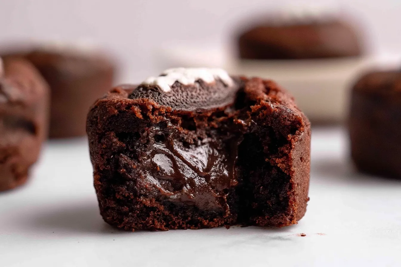 Mini Fudgy Football Brownie Bites Ready for Game Day